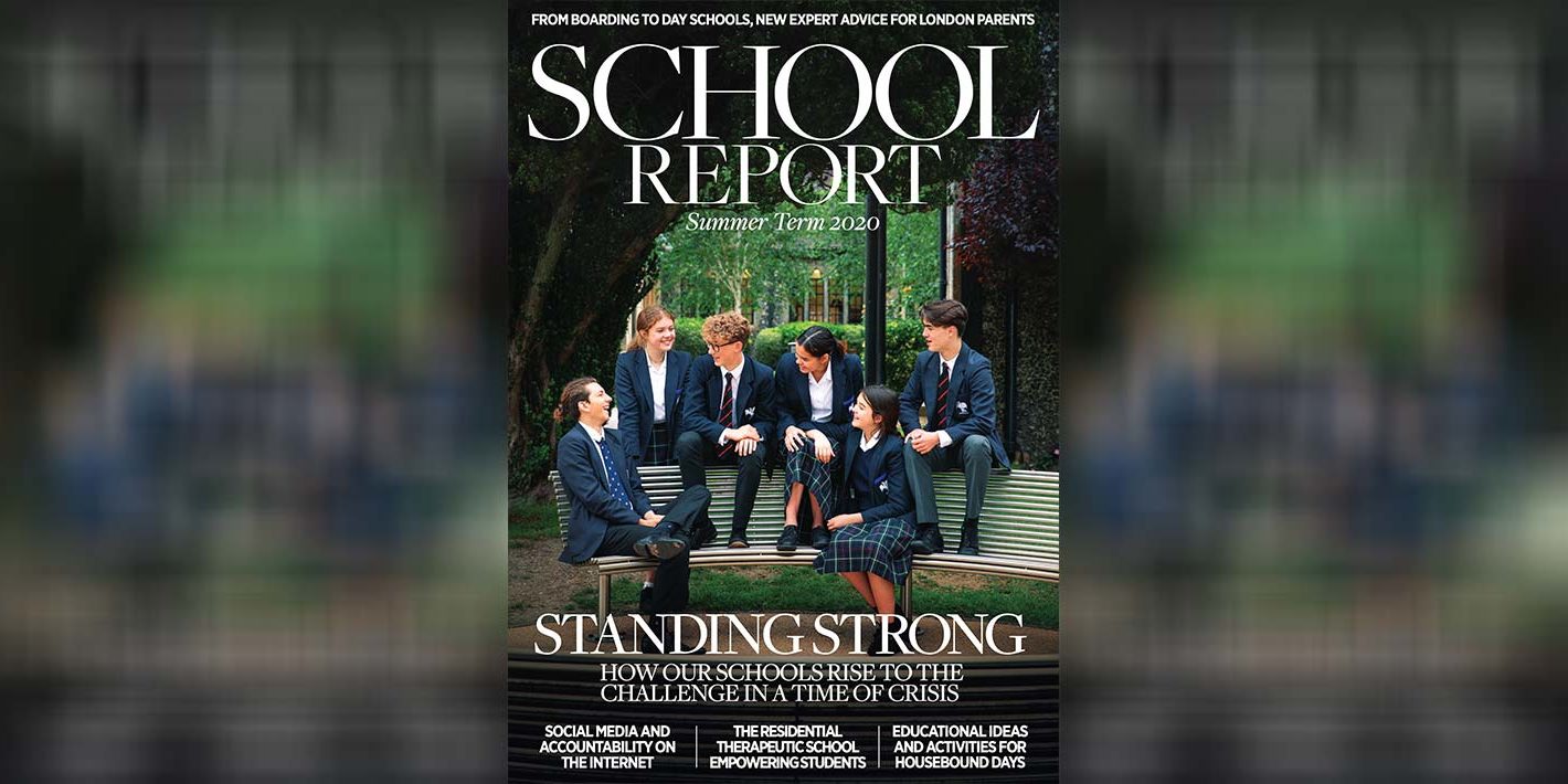 School Report 2020 magazine cover