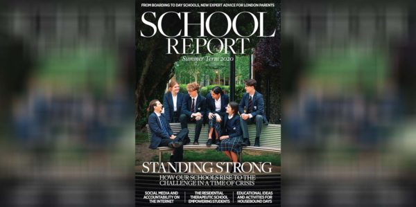 School Report 2020 magazine cover