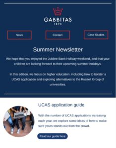 Gabbitas summer newsletter