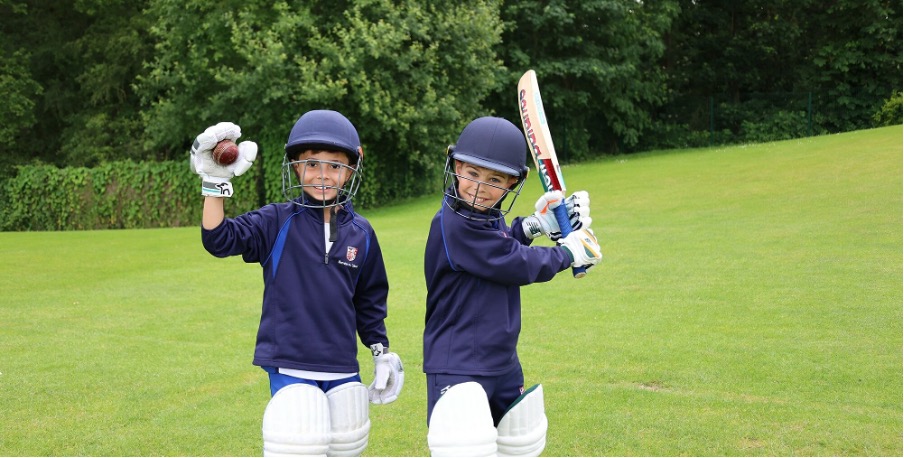 students playing sports 